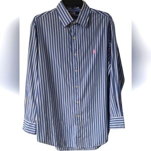 Polo By Ralph Lauren Curham Custom Fit  Men's Shirt Size 16 1/2